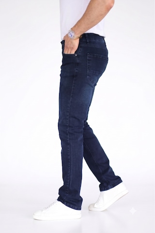Modmen Premium Erkek Regular Fit Rahat Kesim Esnek Likralı Denim Jeans Kot Pantolon Lacivert