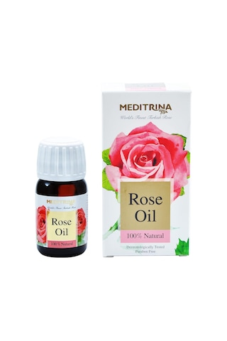 Gül Yağı Damla Kapaklı Ve Cam Şişeli / Rose Oıl Wıth Dropper Cap And Glass Bottle 20ml