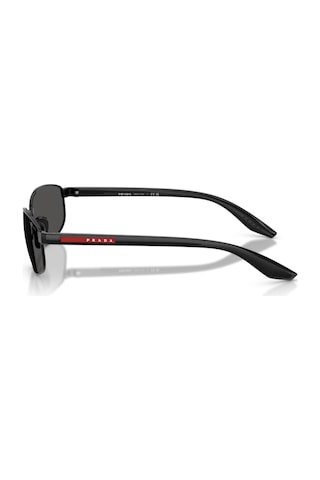 Prada Ps B53s 1ab08z 58 Linea Rossa Erkek Oval Siyah Metal Güneş Gözlüğü
