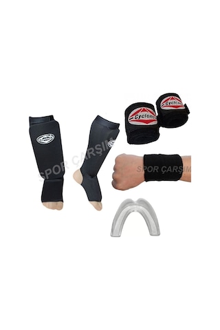 Spor_Carsim Cyclone Kickboks Kaval Koruyucu,Bandaj,Dişlik,Havlu Bileklik Seti (233990231)