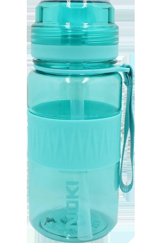 Noki Kids Su Matarası Tritan Pipetli Silikon Kemerli 400 Ml Çok Renkli