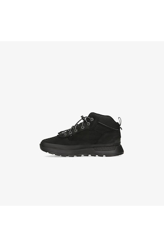Timberland Mid Lace Up Çocuk Siyah Outdoor Bot Düz Tb0a2f8w0151 Siyah
