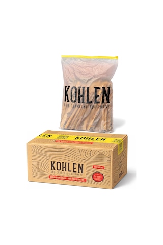 Kohlen Doğal Çam Çırası - Şömine, Mangal Ve Soba Için Hızlı Tutuşturucu 2 Kğ Çok Renkli