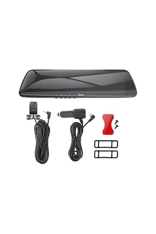 Hoco Dv4 Araç Kamerası 4.5 Lcd Dikiz Aynası Ön & Arka Çift Kamera Full Hd Dvr