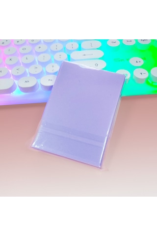 "kredi Kartları Ve Fotoğraflar İçin Dayanıklı 50 Pack Plastik Mini Sac Koruyucular-çekmeye Dayanıklı Kartvizit Kolları" Macaron Cyan