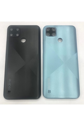 Realme C21y Rmx3263 Kasa Arka Kapak Pil Kapağı - Mavi