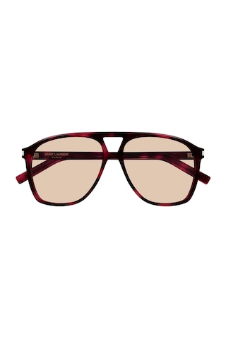 Saint Laurent Sl596 003 58 Unisex Güneş Gözlüğü Kahverengi