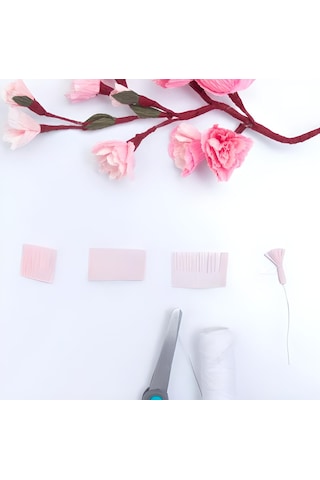 İtalyan Krapon Kağıdı No:361 - Pudra Pembe - Powder Pink 90 Gr. 5