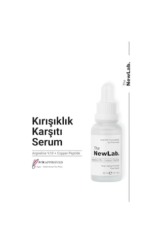 The NewLab , Kaz Ayakları &   Peptit Yüz Serumu 30 Ml (10% Argireline Peptide)