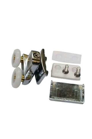 Kabinet Duşakabin Çift Delikli Teker 1 Adet Krom