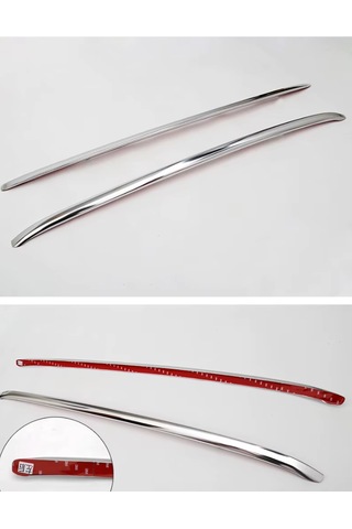 Audi Q2 2018 2022 Tavan Çıtası Oem Krom Silver