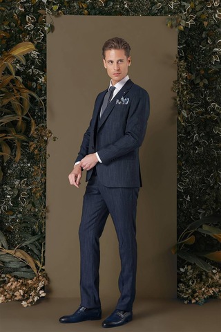 Efor Tk 883 Slim Fit Lacivert Klasik Takım Elbise Lacivert