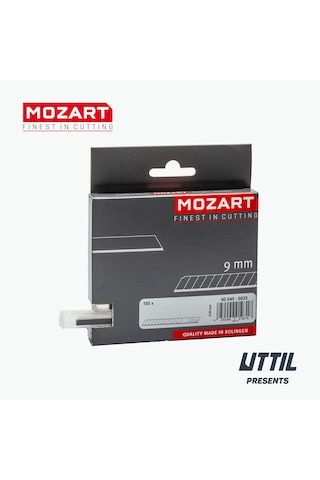 Mozart Blades 91.040 9mm Standart Kır-at Bıçak 10'lu Yedek