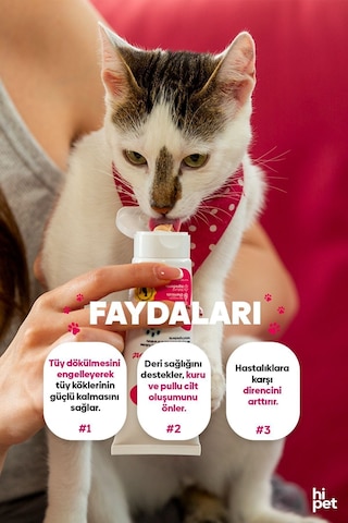 HiPet Tüy Dökülme Engelleyici Kedi Maltı