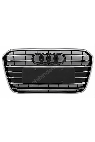 Audi A6 2012 - 2014 Ön Panjur Parlak Siyah Sline Krom Nikelajlı 4g0853651t Audi A6 2012 - 2014 Ön Panjur Parlak Siyah Sline Krom Nikelajlı 4g0853651t