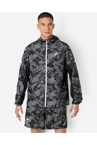 Asics Fujıtraıl Packable Jacket Erkek Siyah Ceket 2011d524-001