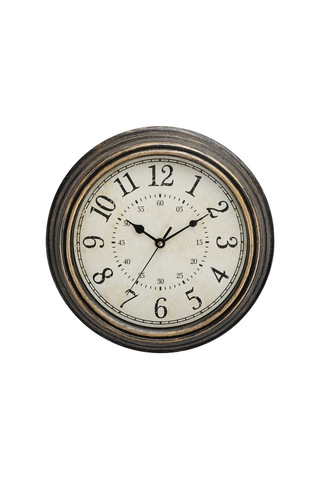 Vintage Kuvars Duvar Saati 30 Cm Sessiz Tik Tak Büyük Rakamlar Ve Qd Diğer