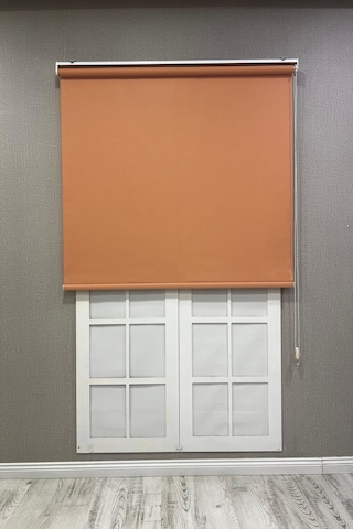 Stor Perde İthal Mat Polyester Turuncu P1470 Turuncu