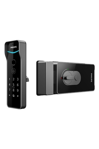 Philips Akıllı Kilit Ddl505-5hbs, Suya Ve Sıkaklığa Dayanıklı Siyah