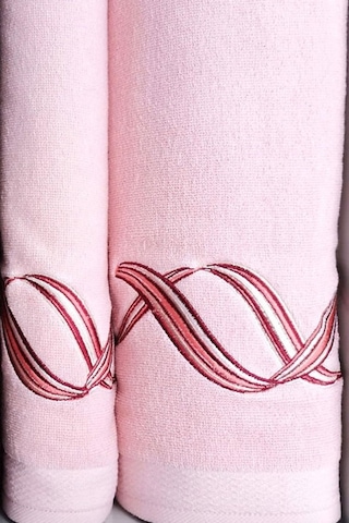 Özdilek Pink Wave Best Set Hamam Takımı Bordo-pembe Çok Renkli