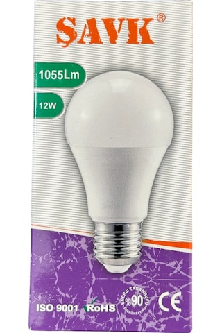 Şavk 12w 4000k Günışığı E27 Duylu Led Ampul