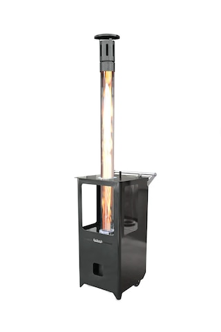 Sabah Plt01 Cam Borulu Emaye Pelet Sobası
