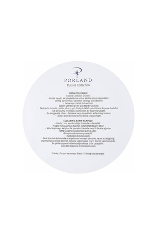 Porland Beyaz Sahan Takımı 3 Parça 21-17-14 Cm 04a+p022146