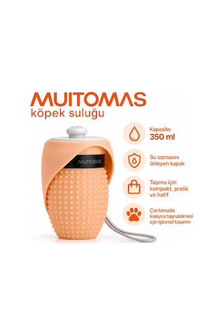 Muıtomas Evcil Hayvan Seyehat Suluğu 350 Ml Şeftali