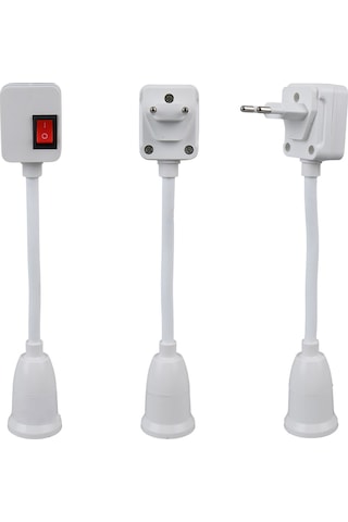 E27, Duy Dünüştürücü, Açma Kapama Anahtarlı, Oynar Başlıklı Duy, Priz Duyu,