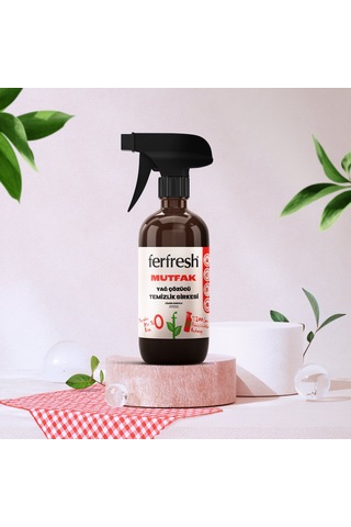 Ferfresh Mutfak Yağ Çözücü Temizlik Sirkesi 450 Ml 3'lü Set