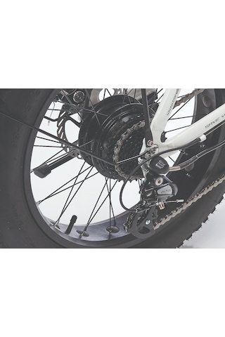 Corelli Truva S 20 Jant Katlanabilir Fat Bike Elektrikli Bisiklet Beyaz Beyaz