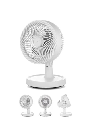2200 Rpm Mini Masaüstü Vantilatör Sessiz Ve Güçlü Hava Akışlı Fan