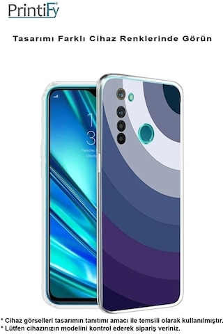 Realme 11 Pro Plusile Uyumlu Renk Cümbüşü 5 Baskılı Kamera Korumalı Şeffaf Kılıf