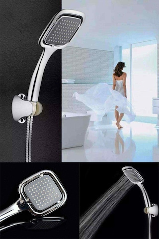 Mayaglory Kare Sürgülü Duş Takımı Seti Duş Hortumu Ve Duş Başlığı Diğer