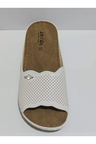 Aryan 38-758 Anatomic Kadın Comfort Terlik Beyaz