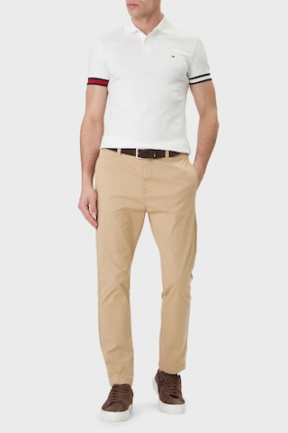 Tommy Hilfiger Erkek Polo Yaka T Shirt Mw0mw42743 Ybr Beyaz