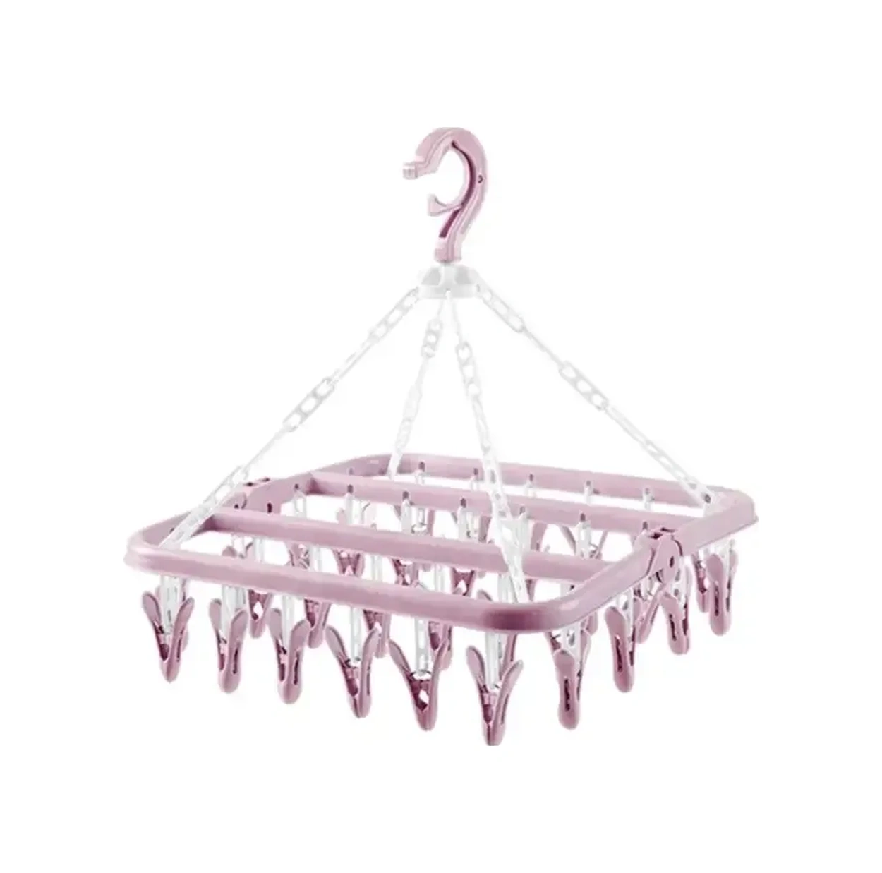 Ibrıco Klipsli Çamaşır Kurutma Askısı 270930371 Pembe