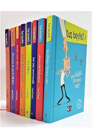 Tuş Beyinli Seti 8 Kitap - Yusuf Asal - Genç Nesil Yayınları