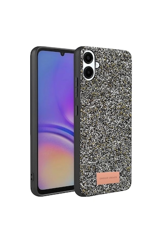 Onegif Samsung Uyumlu Galaxy A07 4g Bright Simli Kapak - Gold