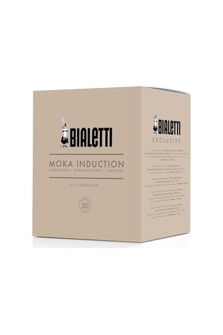 Bialetti - Exclusive İndüksiyon: 2 Cups Ocak Üstü Espresso Pişirici - 100ml - Kırmızı Renk - Al Sku: Smg8690010568588