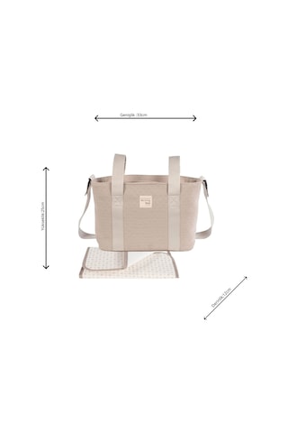 Walking Mum Eco Mum Crossbody Bebek Bakım Çantası Apricot Bej