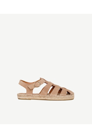 Yargıcı Süet Kafesli Espadril 26ykay4048x 209 Bej