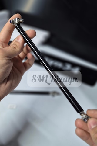 Universal Ön Lip Tutucu Karlık Yay Amortisör Siyah 20 Cm 2 Adet