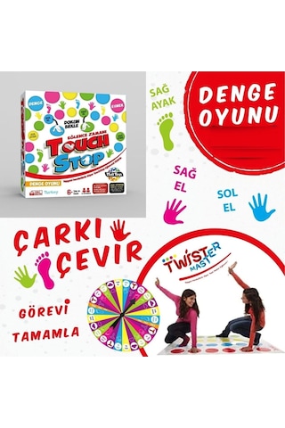 Twister Master Denge Oyunu Yeni Versiyon Çok Renkli