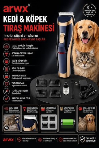 Kedi Köpek Kambur Tıraş Makinesi Kalitenin Adresi