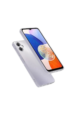 Zore Galaxy Uyumlu A06 Kılıf Süper Silikon Kapak - Şeffaf Şeffaf