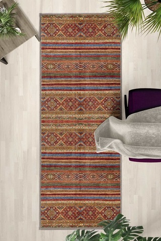 Yıkanabilir Yolluk 127 Çok Renkli
