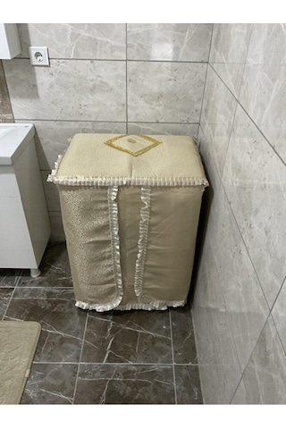 Çamaşır Makinesi Örtüsü - Sarı Çok Renkli