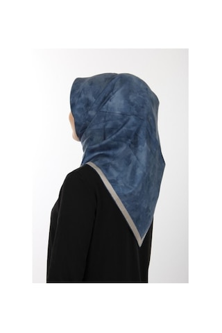 Aker Mavi Laci Ipek Krep Saten Eşarp 7208701-324