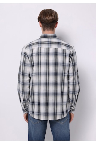 Colin's Colins Regular Fit Shirt Neck Ekoseli Erkek Gri Uzun Kol Gömlek Cl1075650 Q1.v1 Grc Gray Check